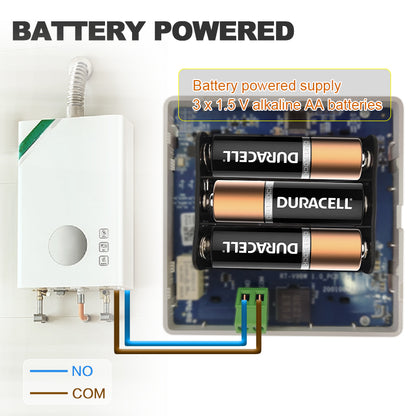 Smart WiFi Thermostat Zigbee Wireless Temperature Controller Battery Powered For Water And Gas Boil 1