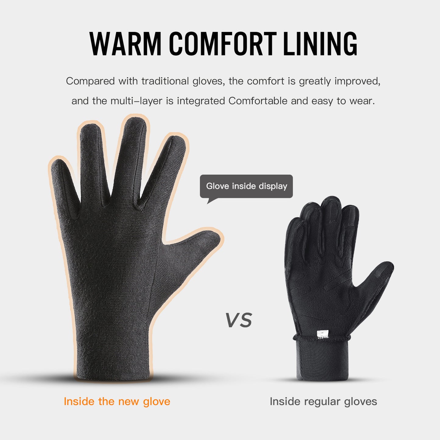 Winter Motorcycle Heated Gloves Waterproof Thermal Rechargeable Electric Gloves 4
