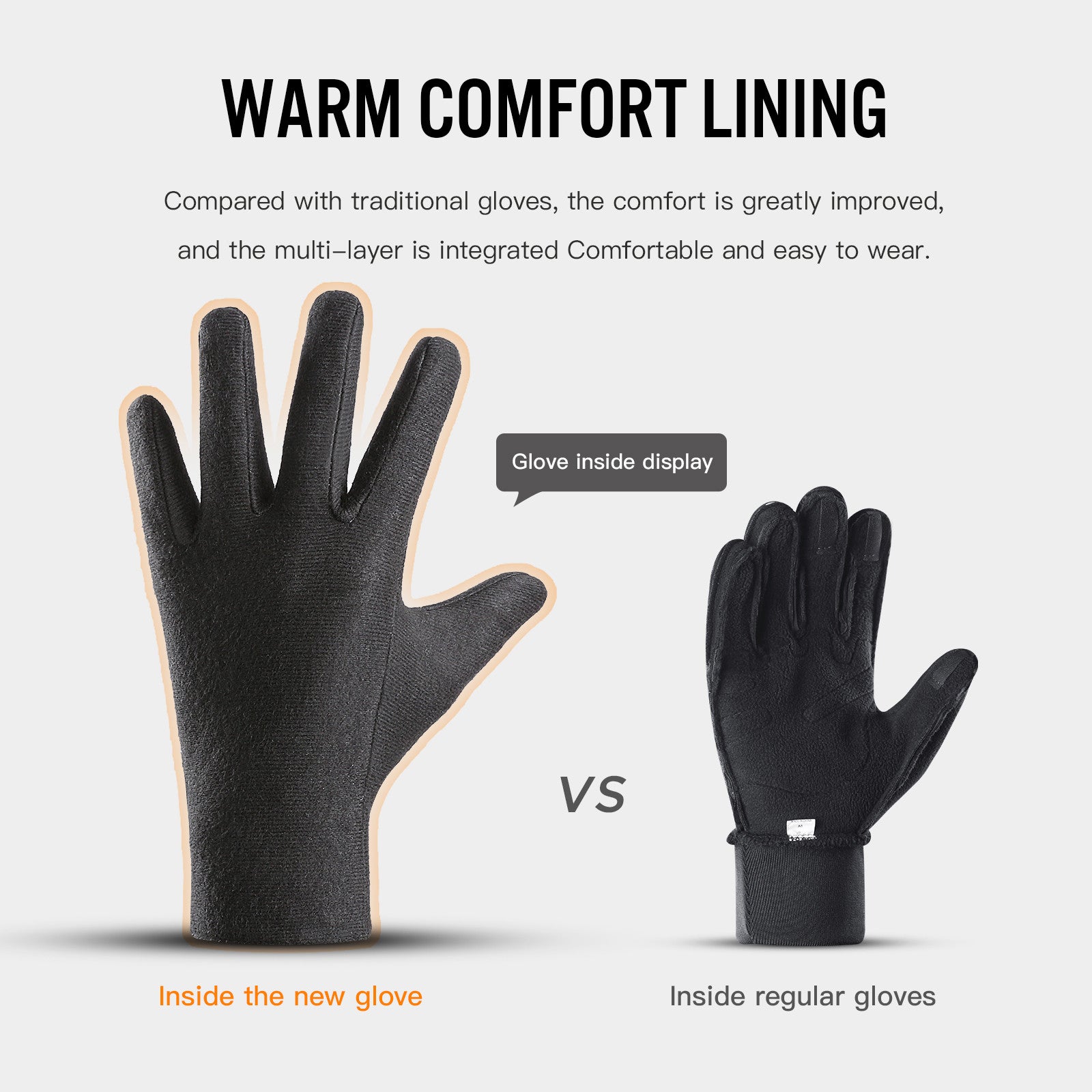 Winter Motorcycle Heated Gloves Waterproof Thermal Rechargeable Electric Gloves 4