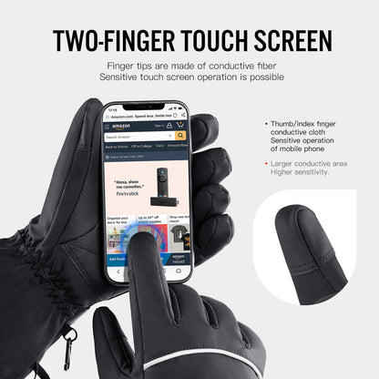 Winter Motorcycle Heated Gloves Waterproof Thermal Rechargeable Electric Gloves 5