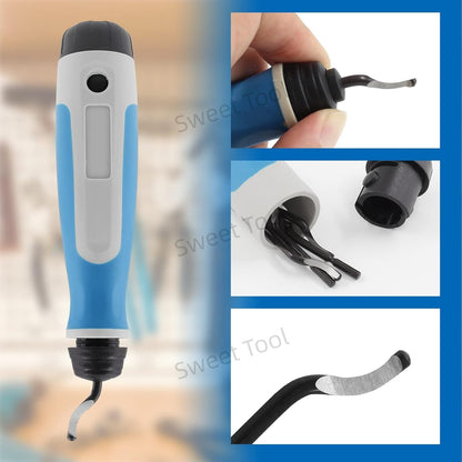 Deburring Tool Kit, Rotary Burr Remover, Blades for Copper and Aluminum