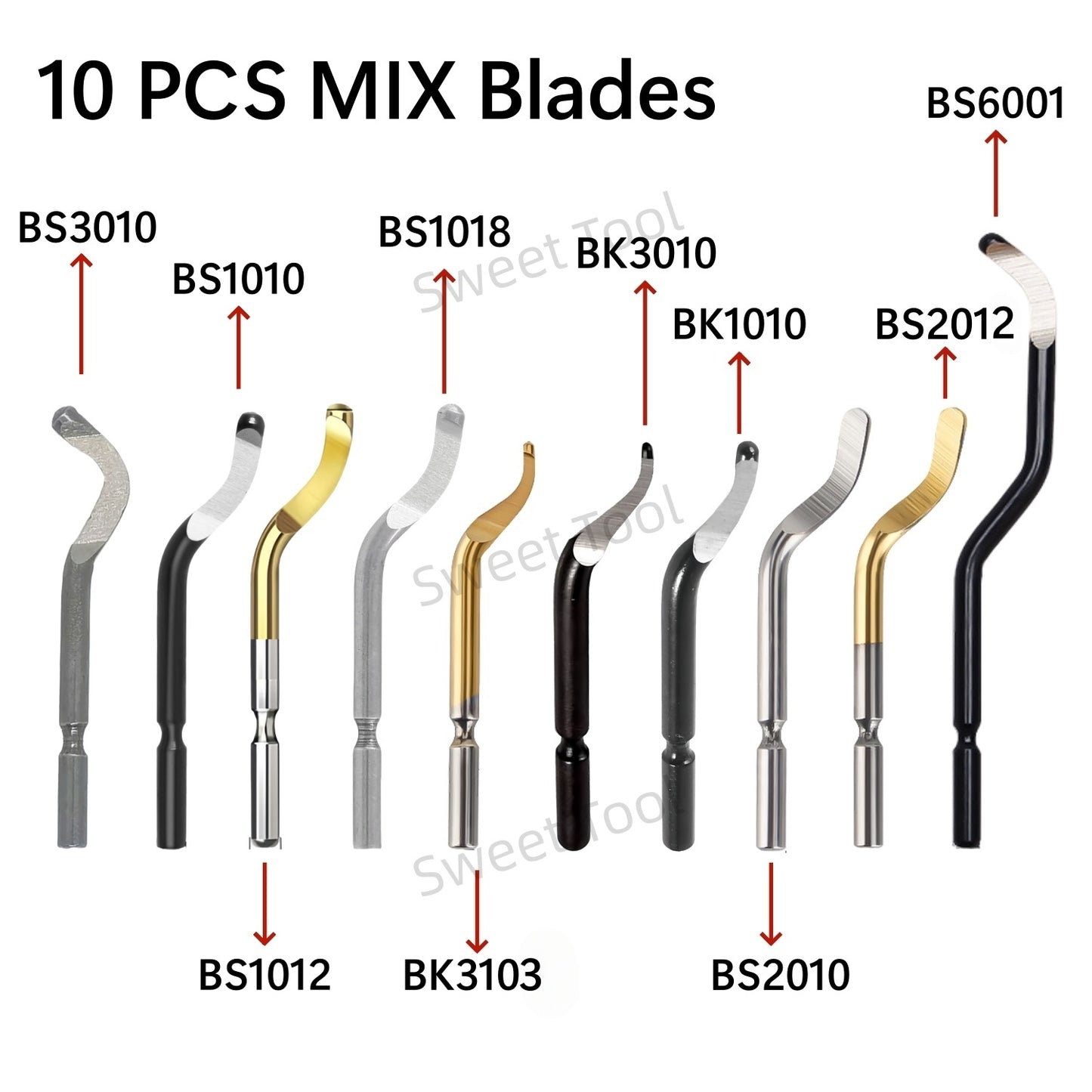Deburring Tool Kit Rotary Burr Remover Blades For Copper And Aluminum 5