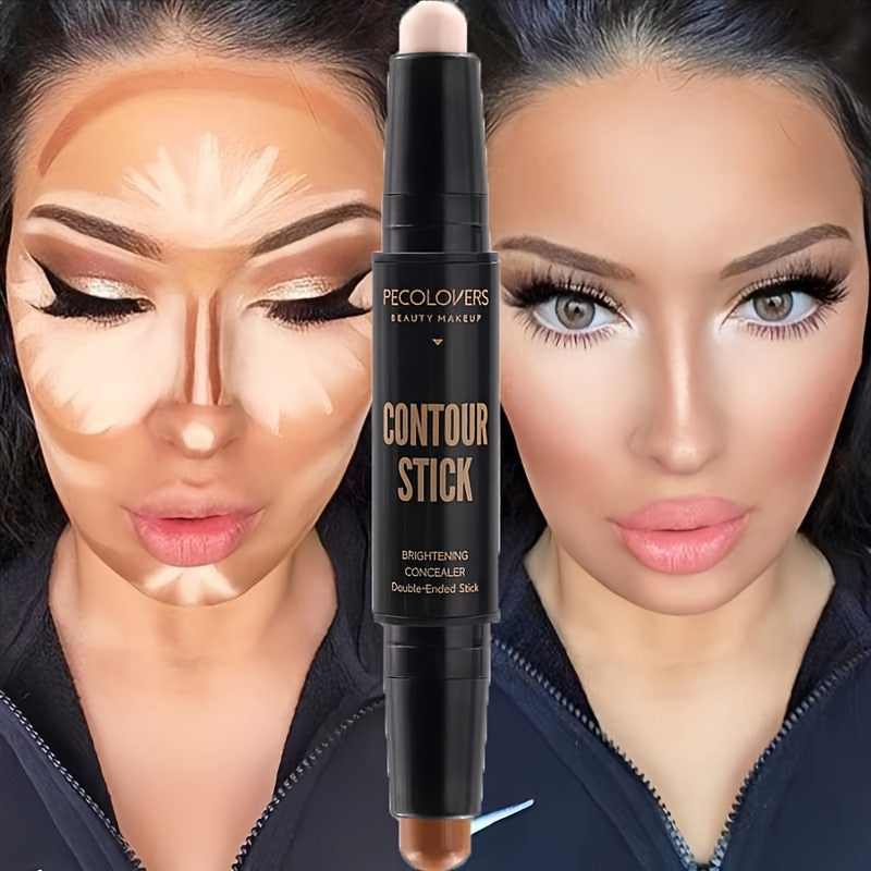 Double-headed Contouring Stick Concealer Highlighter for V Face Three-dimensional Nose Bridge Shadow High Nose Bridge