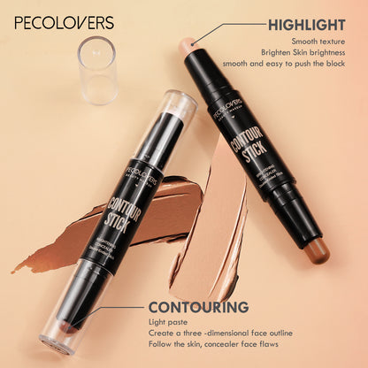 Doubleheaded Contouring Stick Concealer Highlighter For V Face Threedimensional Nose Bridge Shadow  3