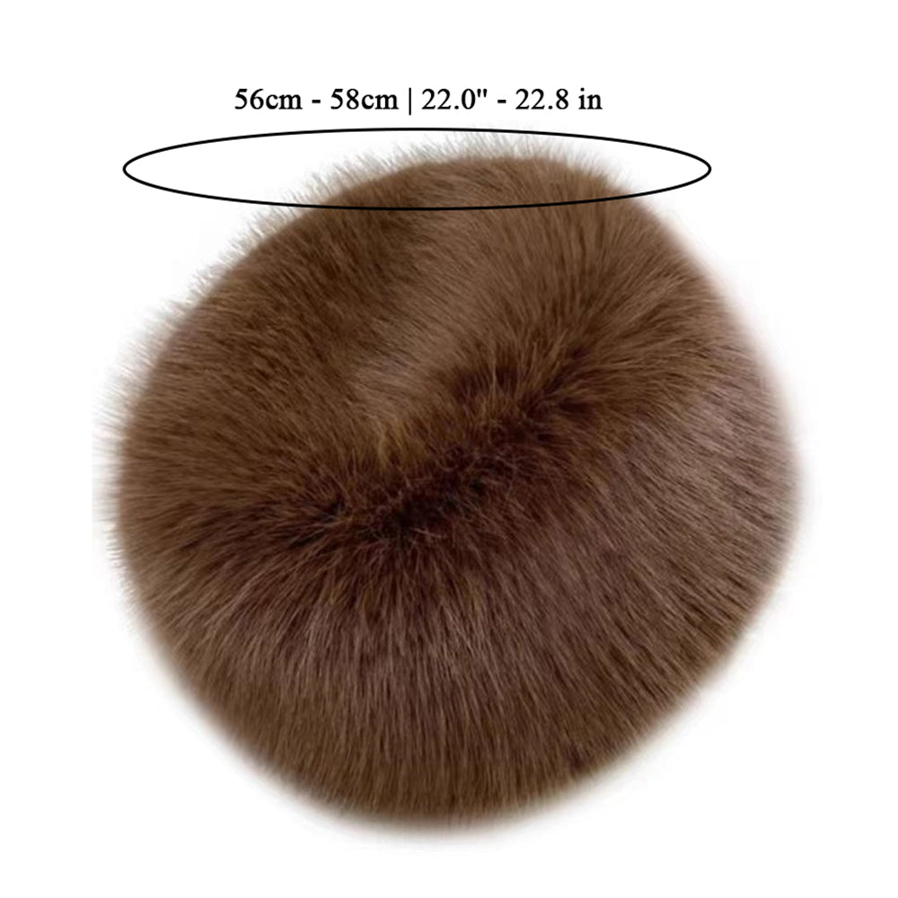 Warm Ear Protection Winter Hat For Women Snow Ski Cap Faux Fox Fur Bomber Windproof Russian Bonnet  4