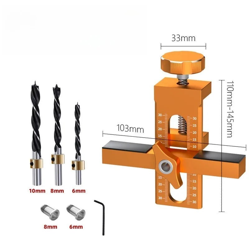 Wardrobe Cabinet Door Panel Installation Jig Rebounder Punched Mounting Cabinet Door Positioner 5