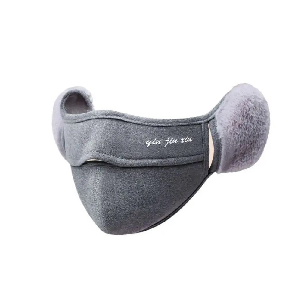Winter Warm Thermal Earmuffs Mask Earflap Fleece Cycling Mask Simple Windproof Dustproof Wrap Ear W 3
