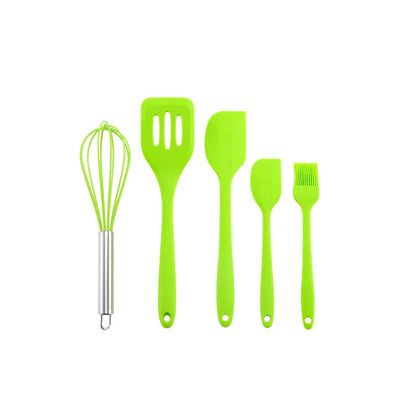 Kitchen Silicone Baking Tool Set, Cooking Spatula, Egg Oil Brush, Drain Beater, Cream Scraper Utensils