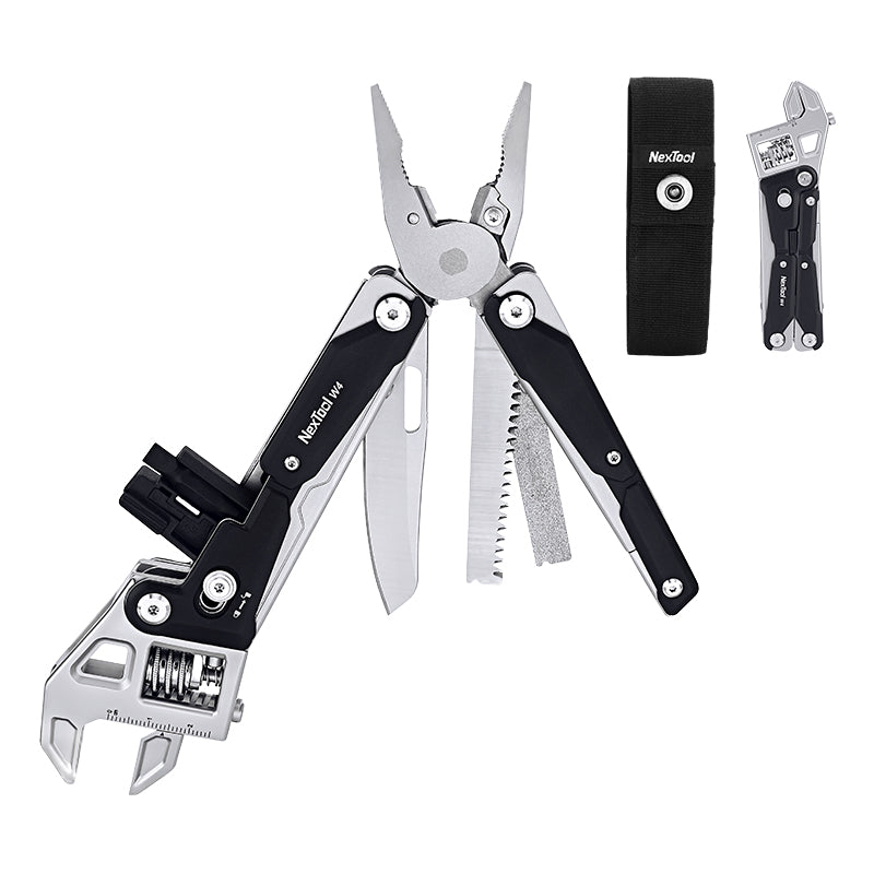 Adjustable Wrench Multitool , Pliers, Folding Knife, Wood Saw, Hand Tools