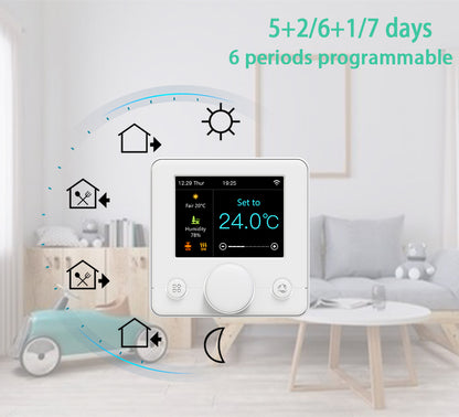 Smart WiFi Thermostat For Floor Heating Gas Boiler Humidity Control Google Home Alexa 2
