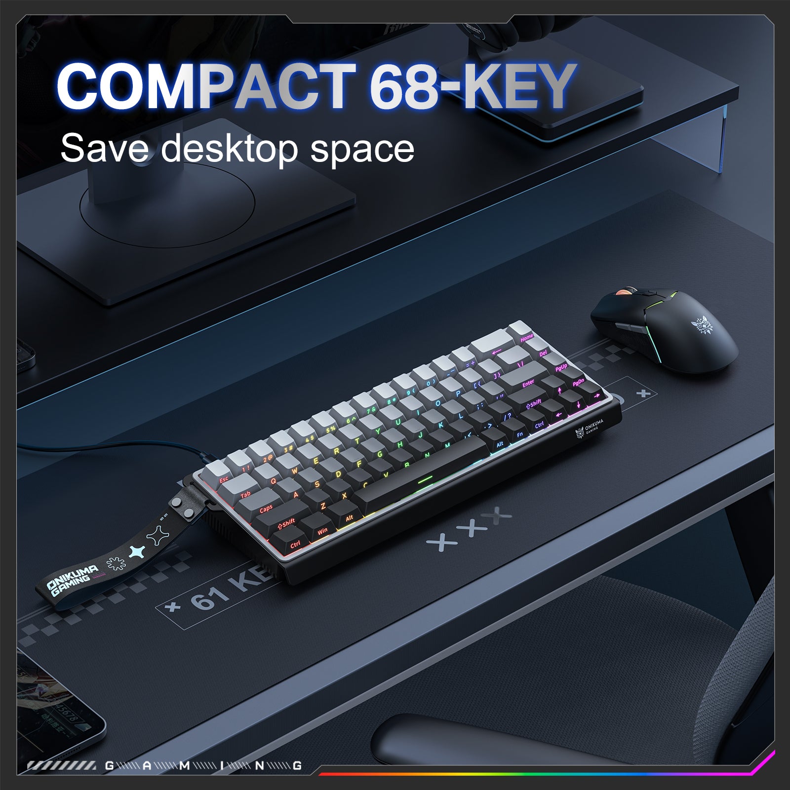 Magnetic Gaming Keyboard Wired Rapid Trigg SOCDKeyboard For Laptop And PC 3