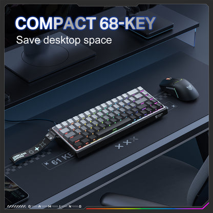 Magnetic Gaming Keyboard Wired Rapid Trigg SOCDKeyboard For Laptop And PC 3