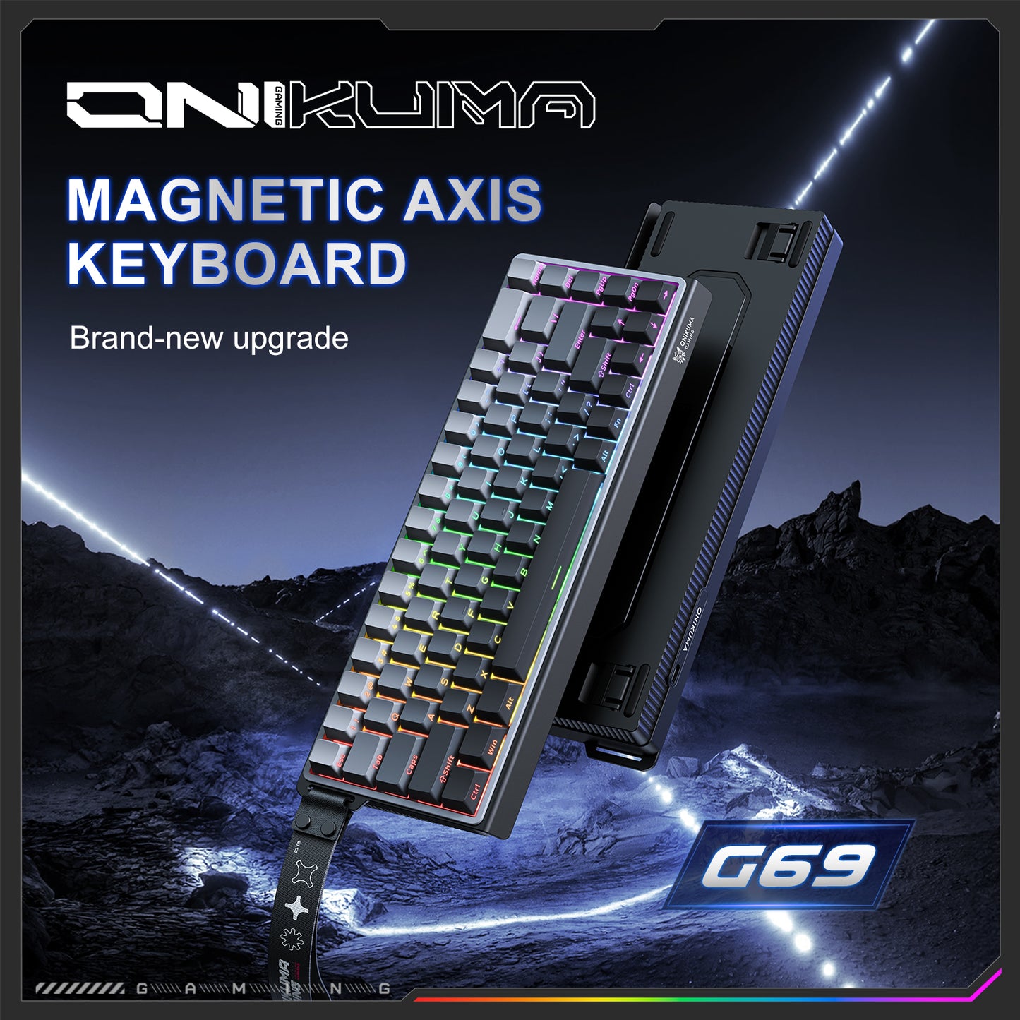 Magnetic Gaming Keyboard Wired Rapid Trigg SOCDKeyboard For Laptop And PC 4