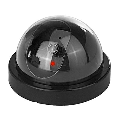Indoor Outdoor Fake Dome Security Camera Dummy Fake Camera With LED Red Light Battery Operated 7
