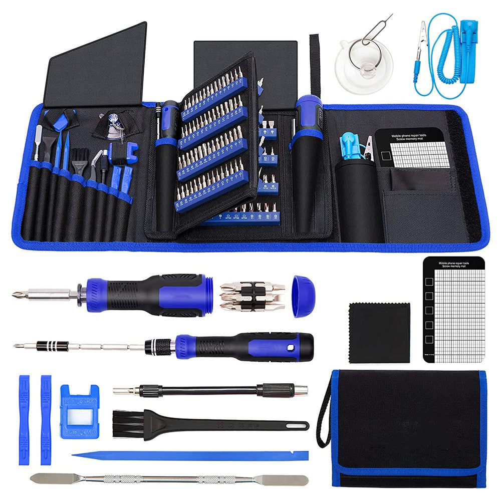 Multi-Bit Screwdriver Set with Precision Nut Driver for Home Improvement and Electronic Repair