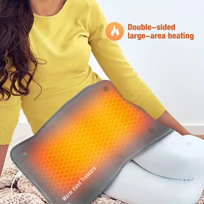 Adjustable Temperature And Timing USB Power Supply New Graphene Quick Heating Warming Pad Home And  7