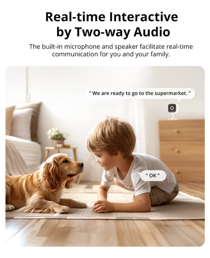 WiFi Smart Home Security Camera HD Motion Detection TwoWay Audio EWeLink APP Alexa Google Support 4