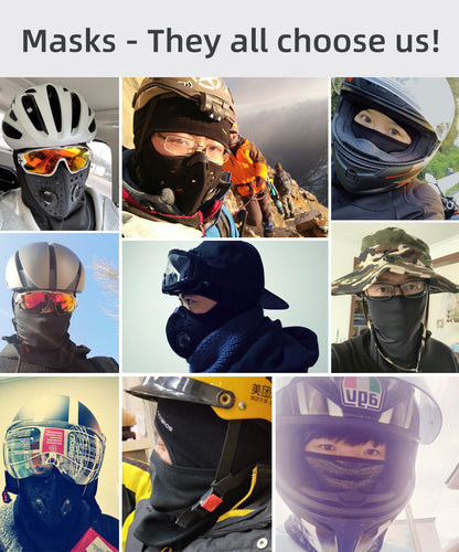 Warm Winter Full Face Mask Balaclava Helmet Liner For Fishing Skiing Hiking And Bike Windproof Head 4