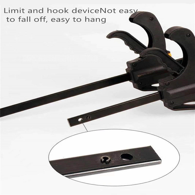 DIY Carpentry Hand Tool HeavyDuty Woodworking Mini FClamp Quick Ratchet Bar Clamp 1