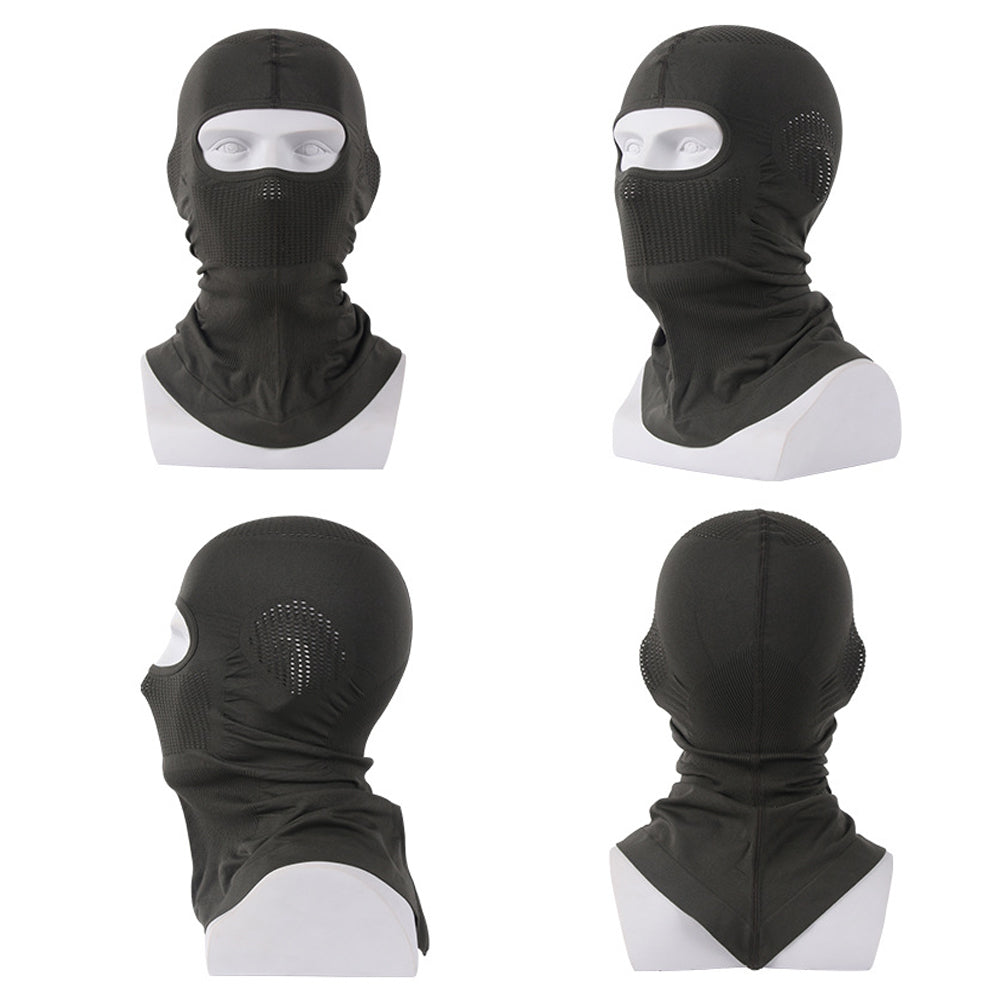 Breathable High Elasticity Balaclava Hat, Full Face Mask for Cycling, Ski, Motorcycle, and Outdoor Sports, Helmet Inner