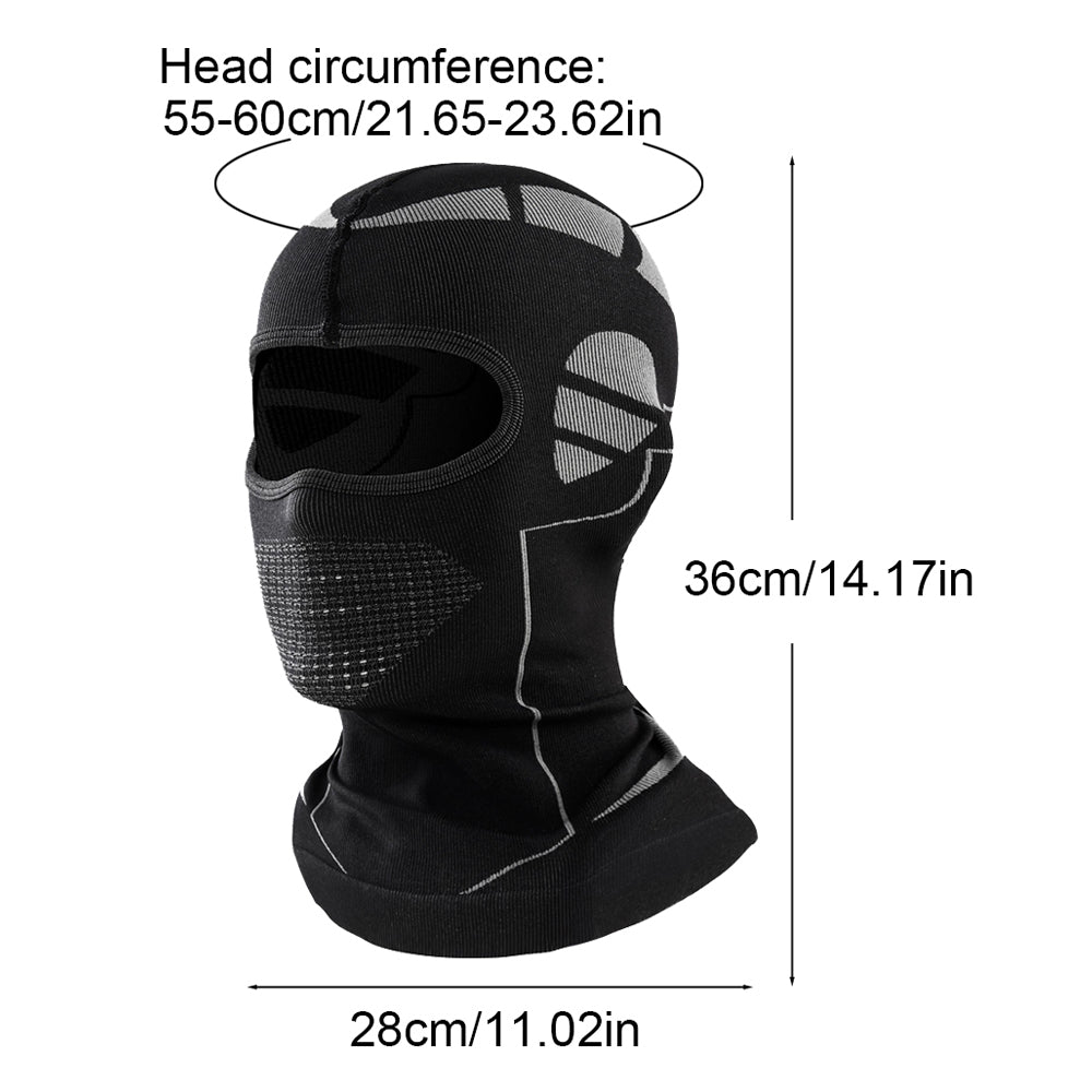 Unisex Winter Warm Balaclava Face Mask, Breathable Elastic for Skiing, Cycling, Running, Outdoor Sports