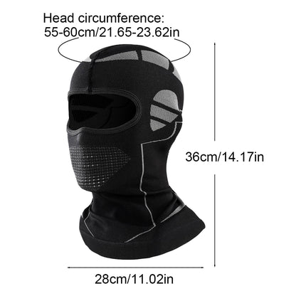 Unisex Winter Warm Balaclava Face Mask, Breathable Elastic for Skiing, Cycling, Running, Outdoor Sports