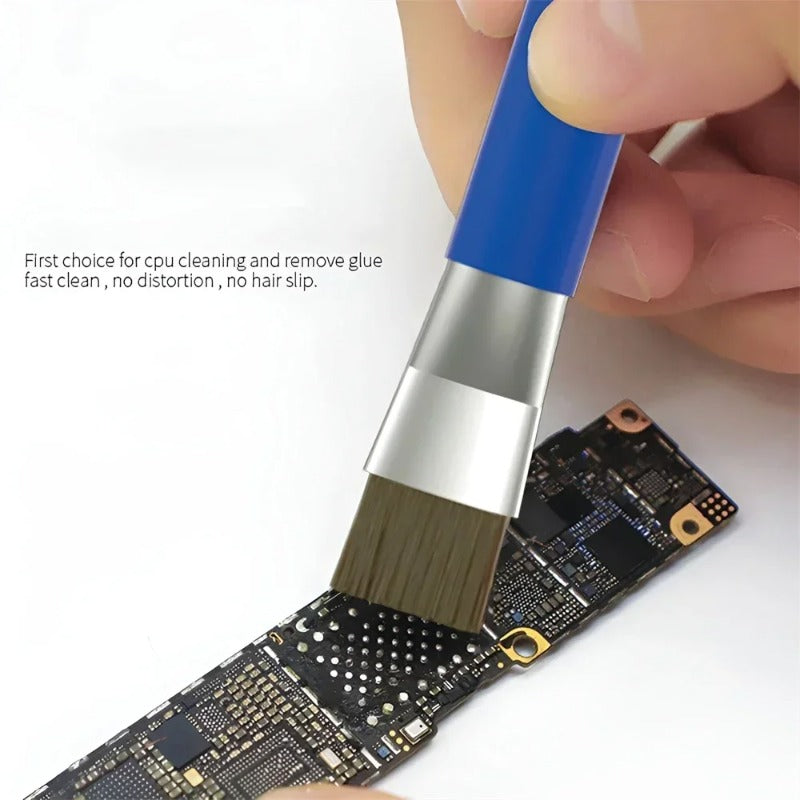 Double Headed ESD AntiStatic Brush For Circuit Board Repair IC Chip Cleaning Mobile PhoneComputer M 1