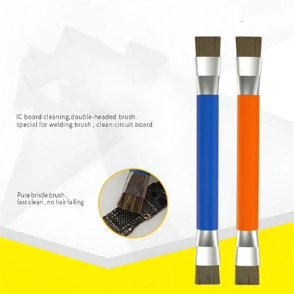 Double Headed ESD AntiStatic Brush For Circuit Board Repair IC Chip Cleaning Mobile PhoneComputer M 3