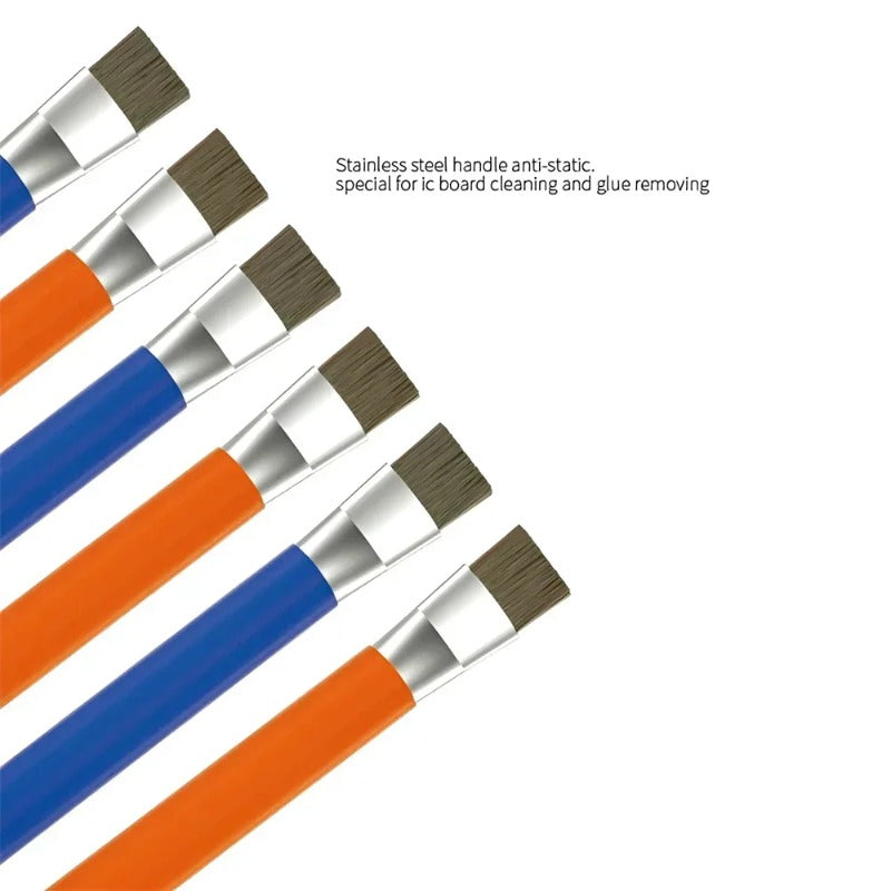 Double Headed ESD AntiStatic Brush For Circuit Board Repair IC Chip Cleaning Mobile PhoneComputer M 4