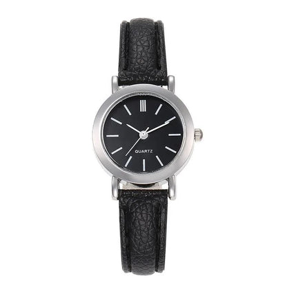 Elegant Retro Leather Strap Quartz Watch  Classic Casual Timepiece For Women  Men 2