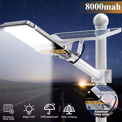 Aluminum Solar Street Light Waterproof Outdoor LED Lamp Remote Control Polycrystalline Solar Panel  1