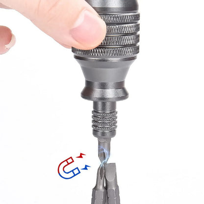 High Hardness PhillipsSlotted Bits Mini Screwdriver Set Aluminum Handle EDC Tool 3