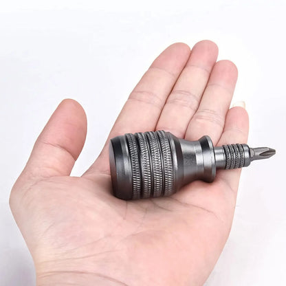 High Hardness PhillipsSlotted Bits Mini Screwdriver Set Aluminum Handle EDC Tool 5