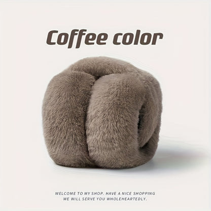 Winter Earmuffs For Women Men Solid Soft Plush Ear Keep Warmer Fashion Outdoor Earflap Protection 9