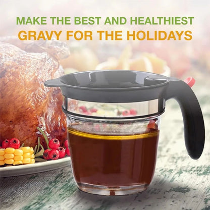 GreaseFree Pour Fat Separator  Oil Strainer 4