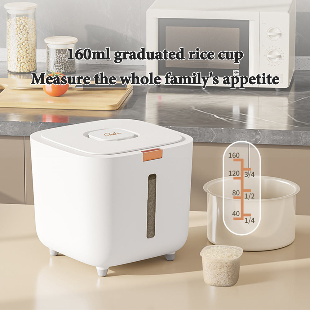 Insect Proof Moisture Proof Rice Box, Grain Sealed Jar, Kitchen Container with Lid, Storage Box