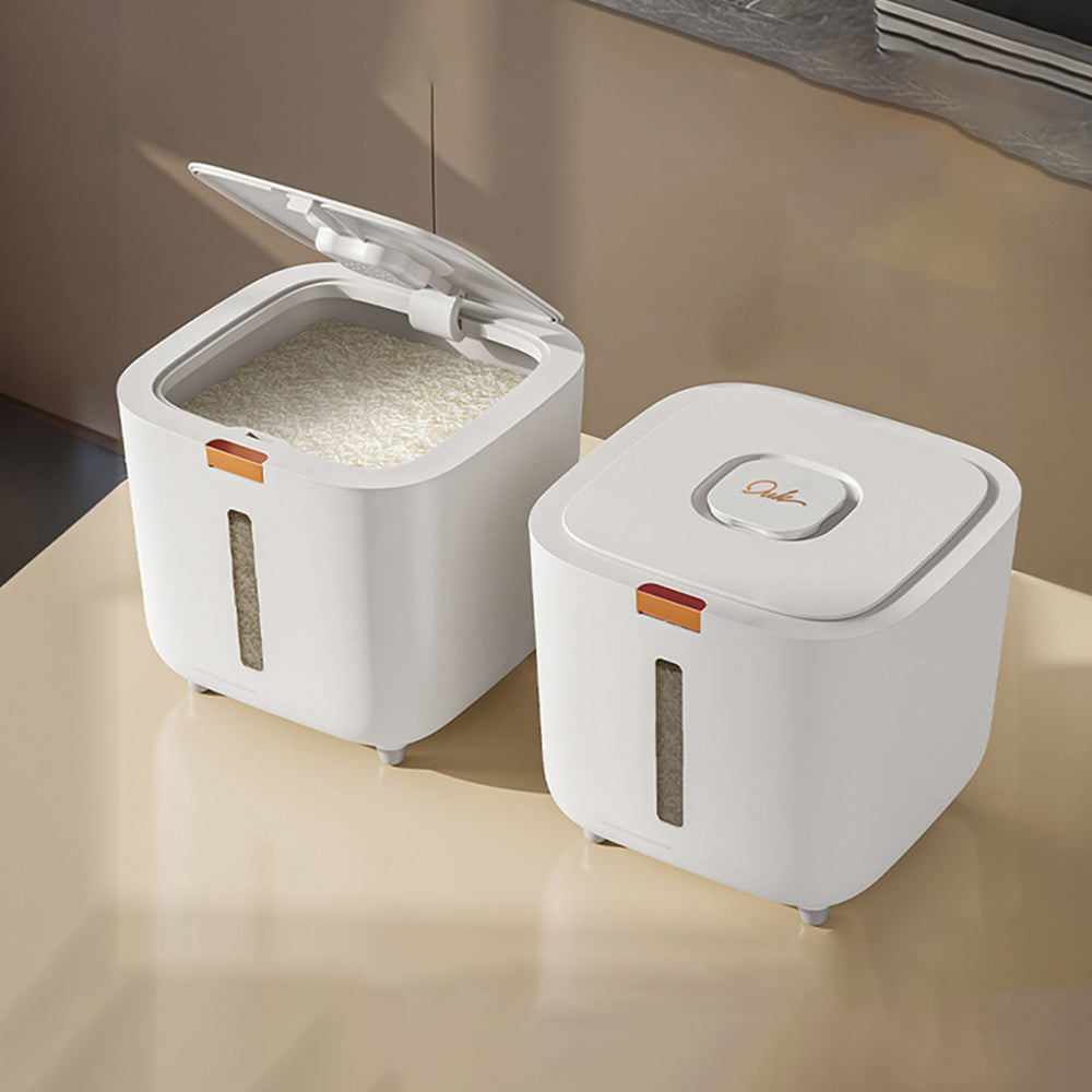 Insect Proof Moisture Proof Rice Box, Grain Sealed Jar, Kitchen Container with Lid, Storage Box