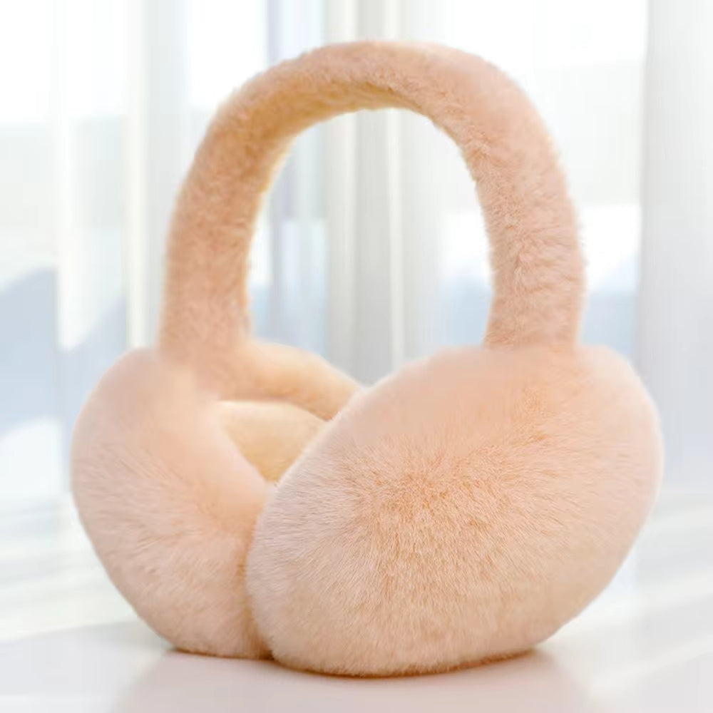 Winter Warm Earmuffs Solid Color Soft Plush Ear Warmer Fashion Ear Cover With Cold Protection Foldi 9