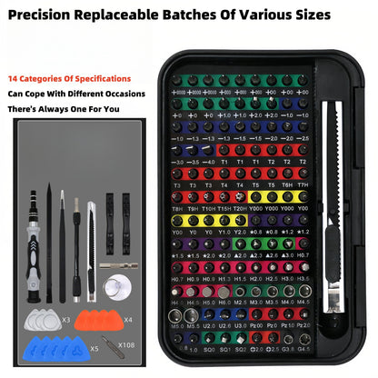 MultiFunction Precision Screwdriver Tool Set Repair Kit Laptop Mobile Computer Disassembly 4