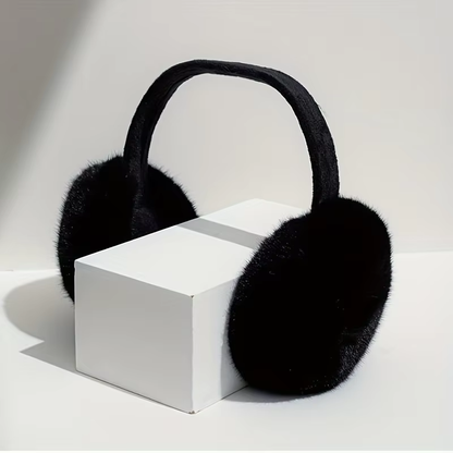 Winter Earmuffs For Women Men Solid Plush Ear Cover Fashionable Earflap Protection 4
