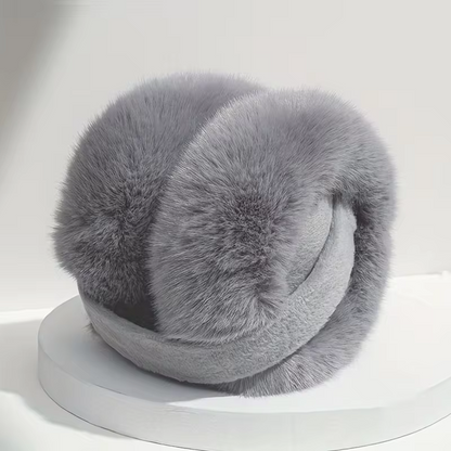 Winter Earmuffs For Women Men Solid Plush Ear Cover Fashionable Earflap Protection 7