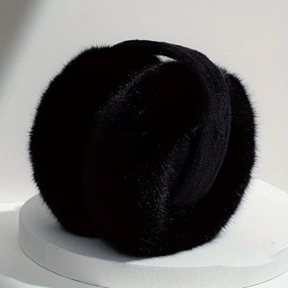 Winter Earmuffs For Women Men Solid Plush Ear Cover Fashionable Earflap Protection 8