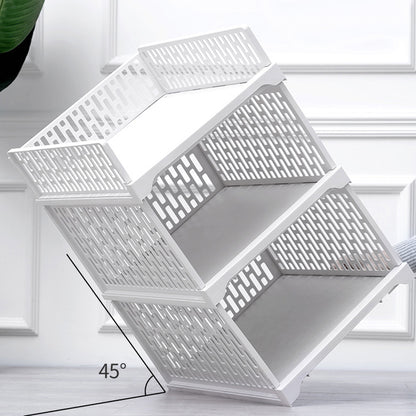 Stackable Wardrobe Drawer Units Organizer Clothes Closet Storage Boxes Shelves Plastic Divider Boar 4