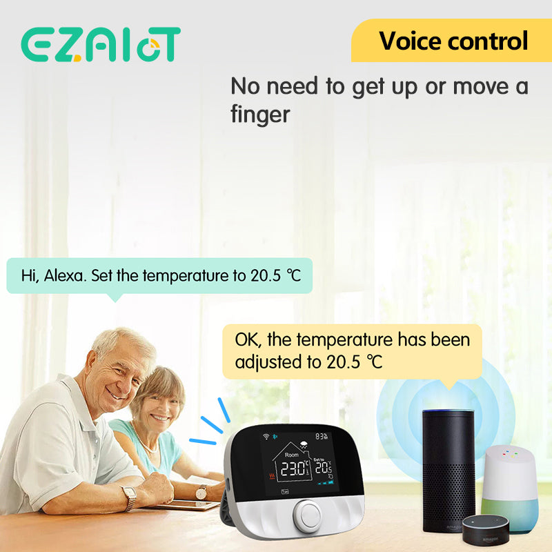 Smart Thermostat Wifi Wireless Temperature Controller For Gas Boiler Water Heating Works With Alexa 2