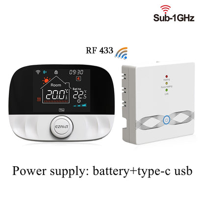 Smart Thermostat Wifi Wireless Temperature Controller For Gas Boiler Water Heating Works With Alexa 6
