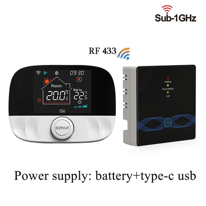 Smart Thermostat Wifi Wireless Temperature Controller For Gas Boiler Water Heating Works With Alexa 7