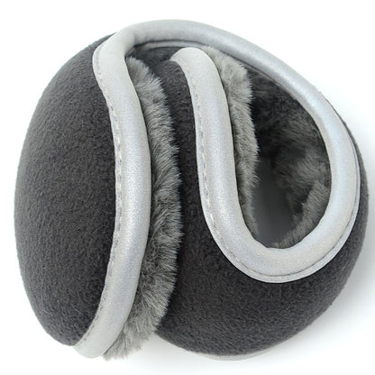 Foldable Winter Ear Warmers For Men  Women Reflective Earmuffs With Reflective Tape For Winter Warm 6