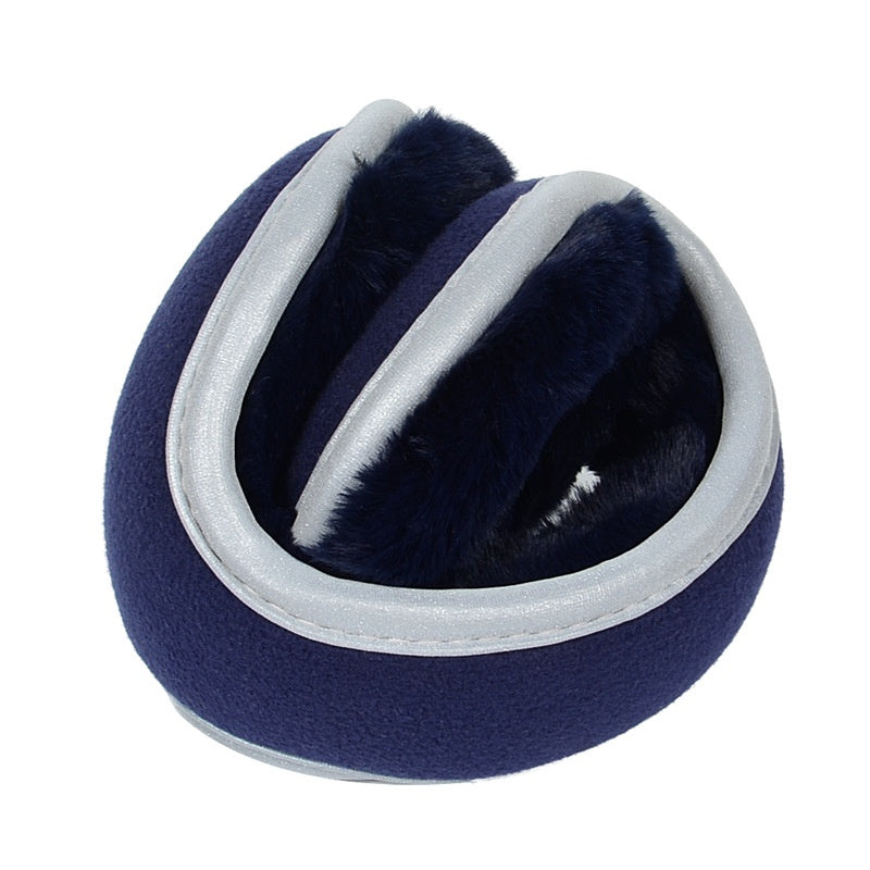Foldable Winter Ear Warmers For Men  Women Reflective Earmuffs With Reflective Tape For Winter Warm 8