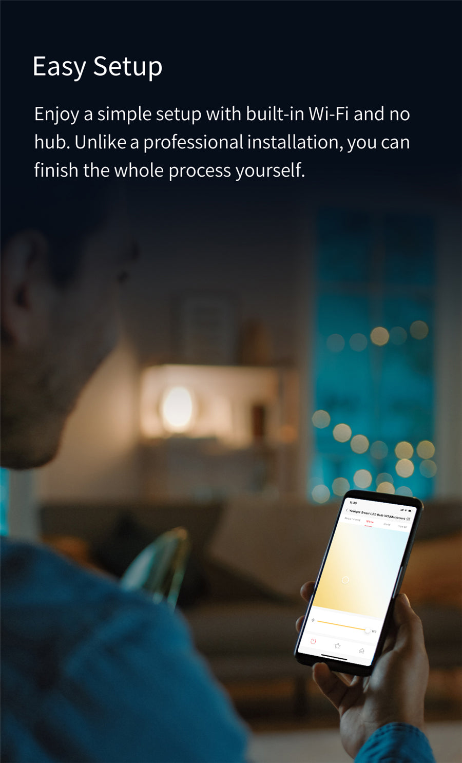 Yeelight Smart LED Bulb Global Version WiFi Voice Control Dimmable Compatible With Google Home 1