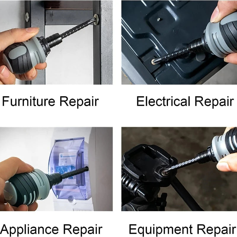 Magnetic Mini Ratchet Screwdriver Reversing Slotted Labor Saving Construction Driver 4